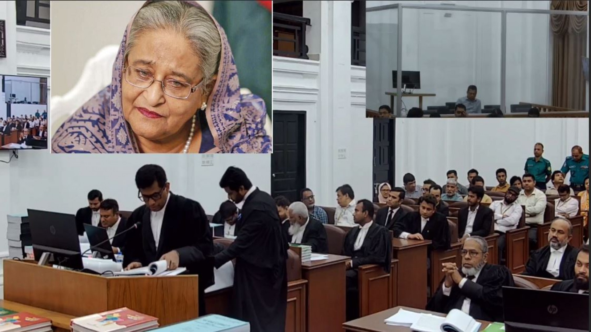 শেখ হাসিনার বিরুদ্ধে ৩য় দিনের যুক্তিতর্ক উপস্থাপন আজ