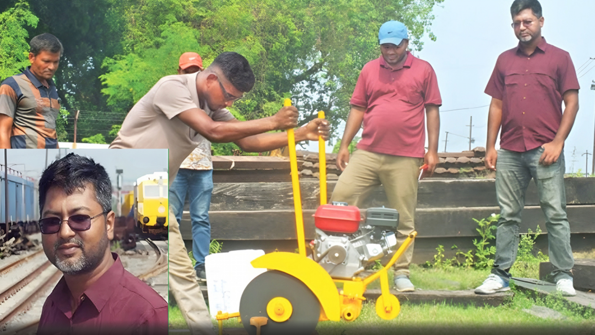 রেললাইন মেরামতের ব্যয়বহুল যন্ত্র তৈরি হচ্ছে ঈশ্বরদীতে