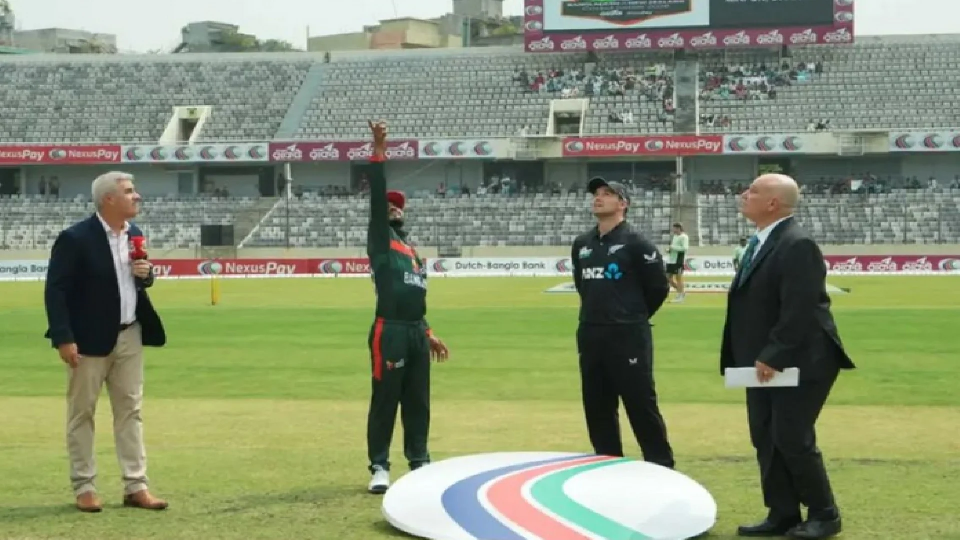 টস জিতে ব্যাট করছে নিউজিল্যান্ড, ফিল্ডিংয়ে বাংলাদেশ