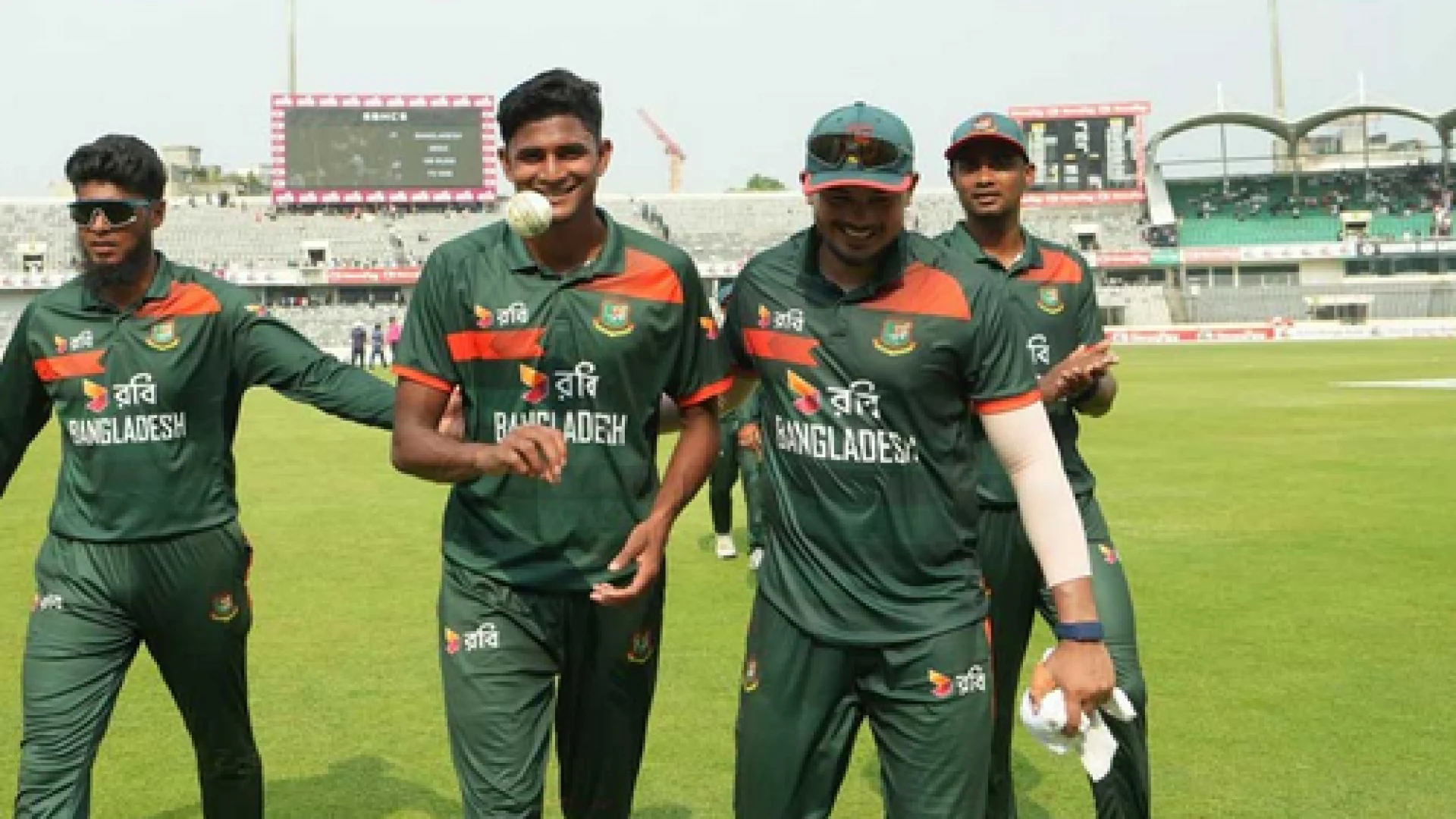 নিউজিল্যান্ডকে ৬ উইকেটে হারিয়ে সমতায় বাংলাদেশ