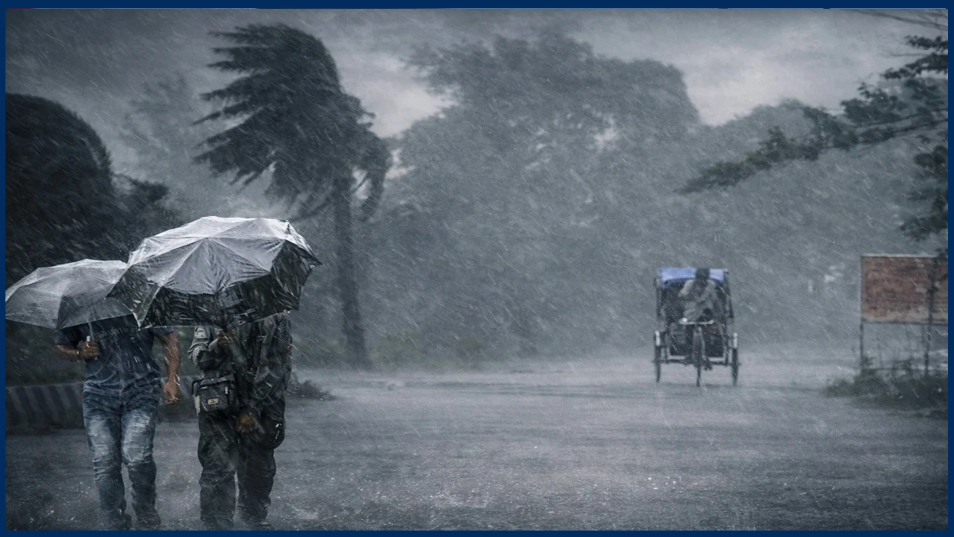 দুপুরের মধ্যে ৬০ কিমি বেগে ঝড়সহ বজ্রবৃষ্টির শঙ্কা