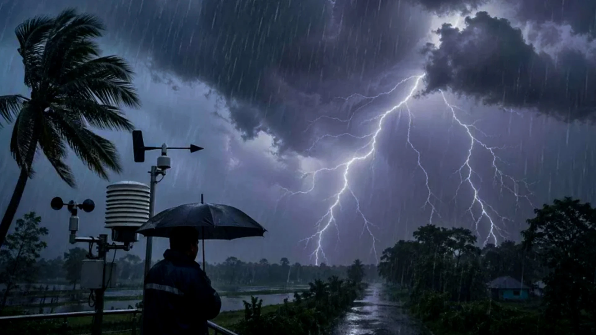 ঢাকাসহ ১৩ অঞ্চলে ঝোড়ো হাওয়াসহ বজ্রবৃষ্টির আভাস, নদীবন্দরে সতর্ক সংকেত