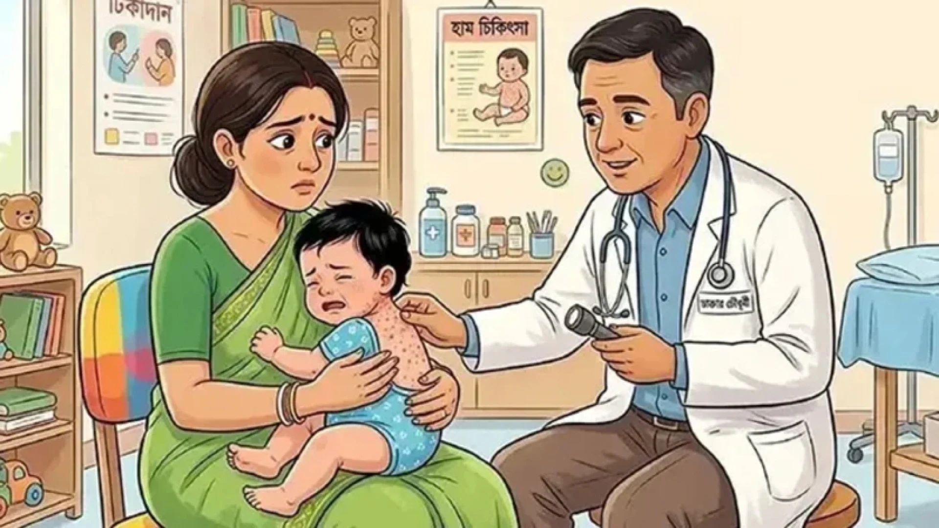 হাম ও উপসর্গে আরও ৮ শিশুর মৃত্যু