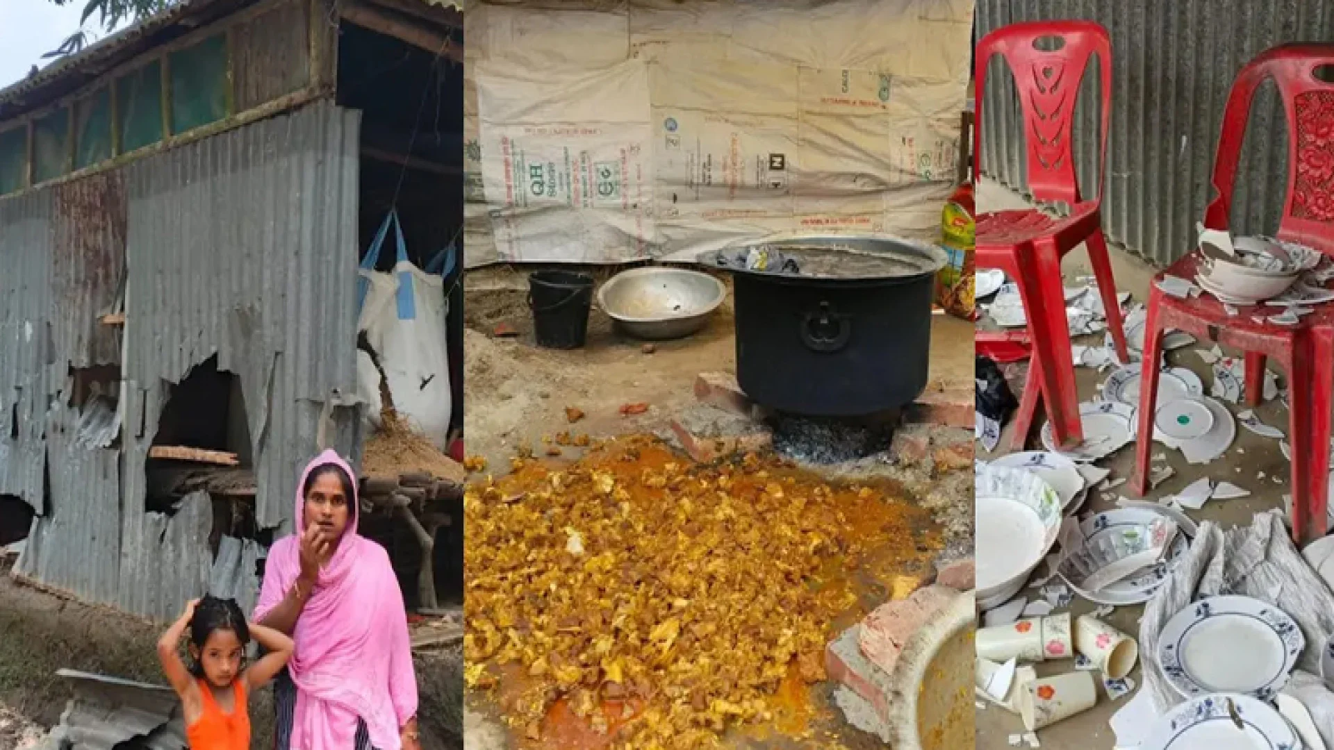 ময়মনসিংহে দুই গ্রামের সংঘর্ষ-হামলা-অগ্নিসংযোগ ও তছনছ বিয়ে বাড়ি, আহত ১০ 