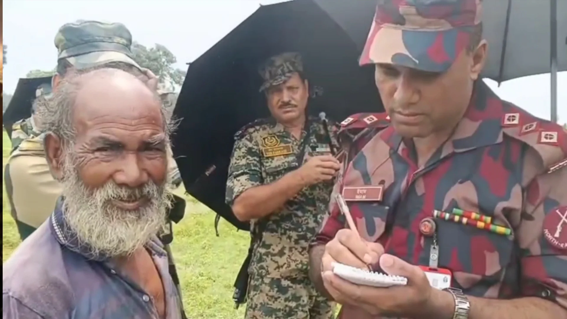 জামালপুরের রামরামপুর সীমান্তে শুন্য রেখায় থাকা ব্যক্তিকে থানায় সোপর্দ