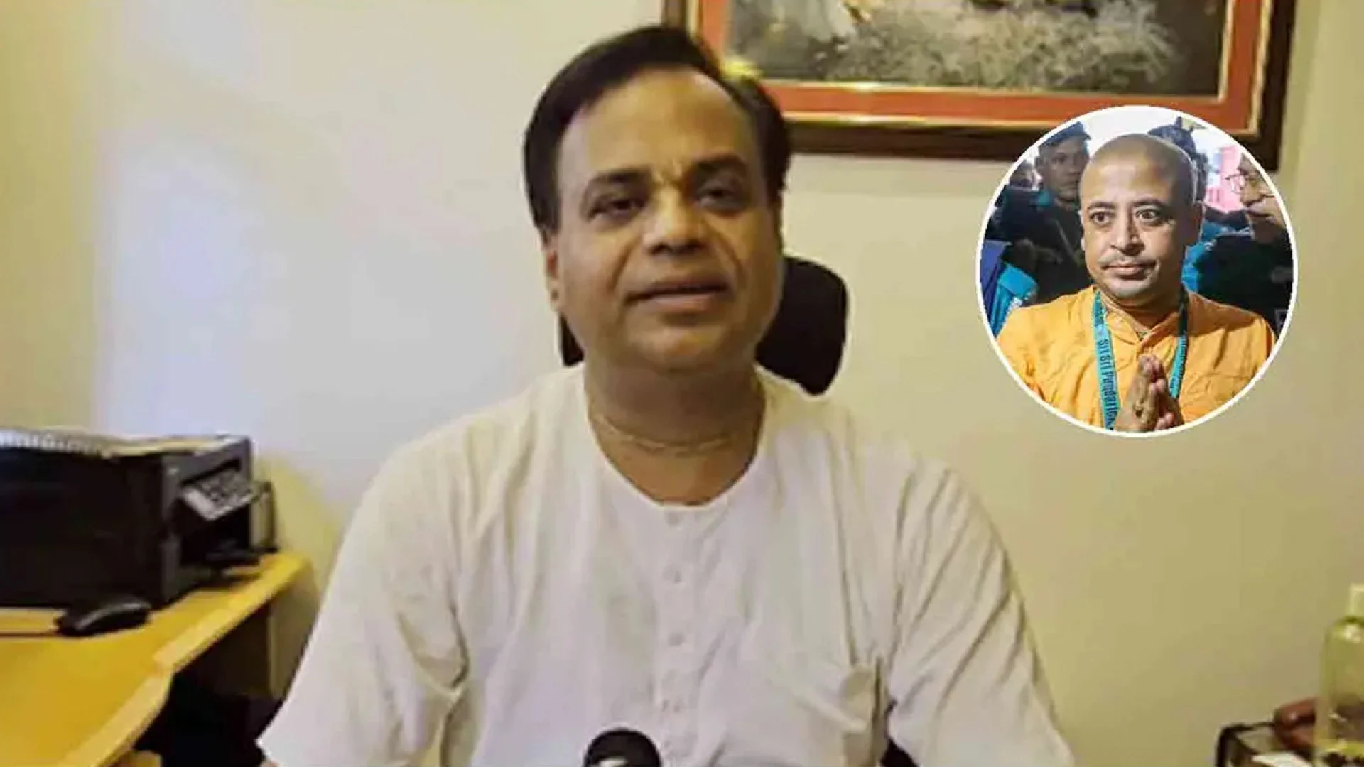বাংলাদেশ নিয়ে মন্তব্য করায় কলকাতার ইসকন মুখপাত্র বহিষ্কার