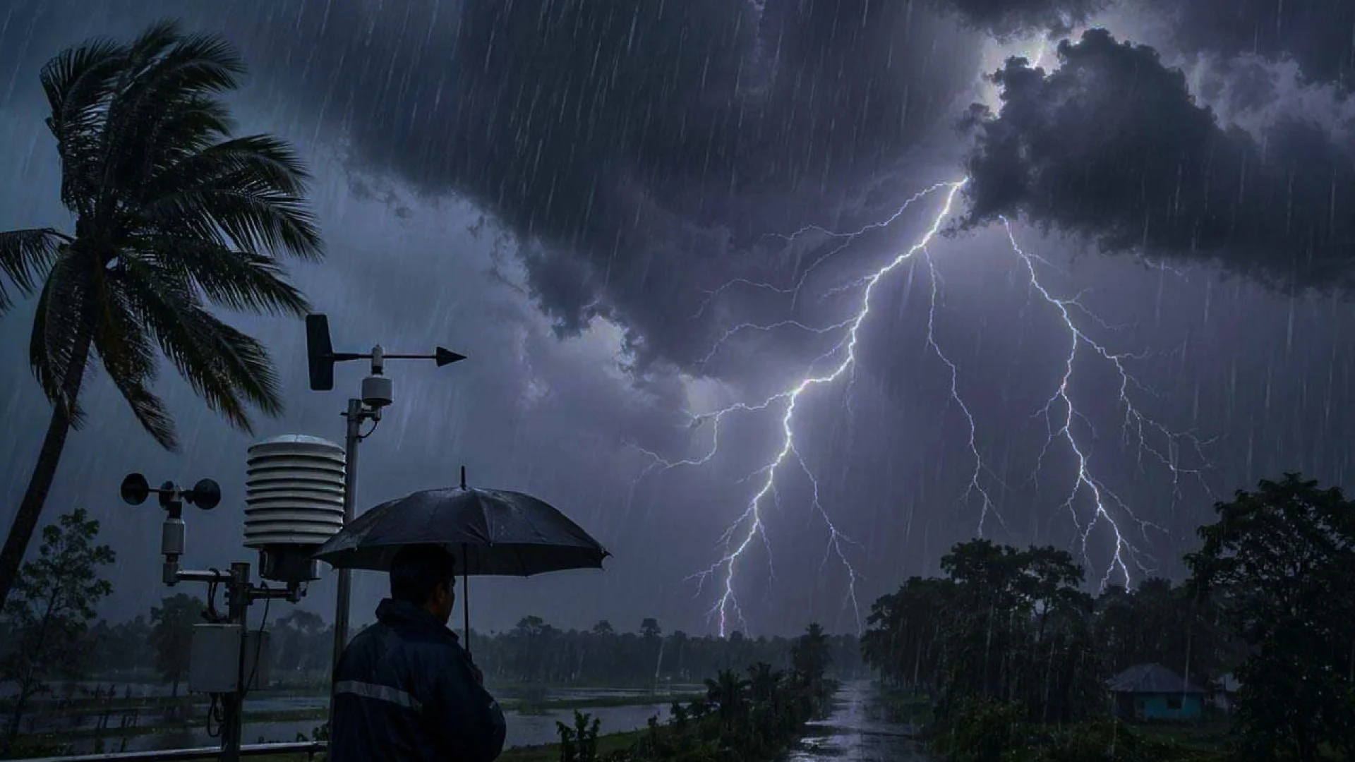 দেশের ৯ অঞ্চলে ঝোড়ো হাওয়া ও বজ্রবৃষ্টির আভাস, নদীবন্দরে সতর্ক সংকেত