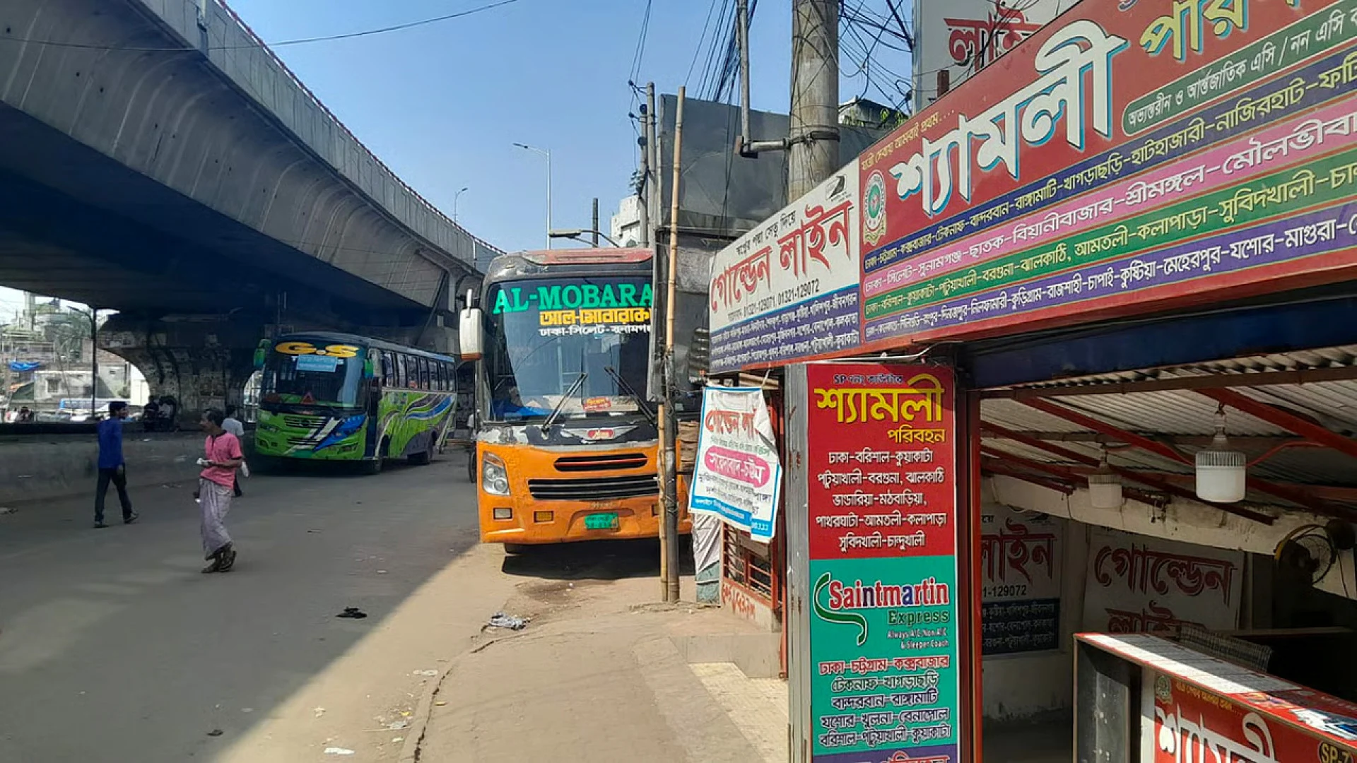 সায়েদাবাদ আন্তজেলা বাস টার্মিনাল যাচ্ছে কাঁচপুরে