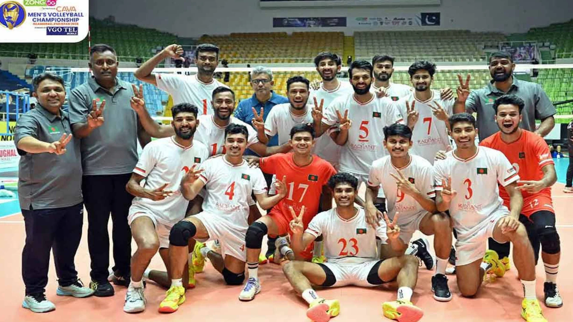 কাভা মেন’স ভলিবল চ্যাম্পিয়নশিপের সেমিফাইনালে বাংলাদেশ