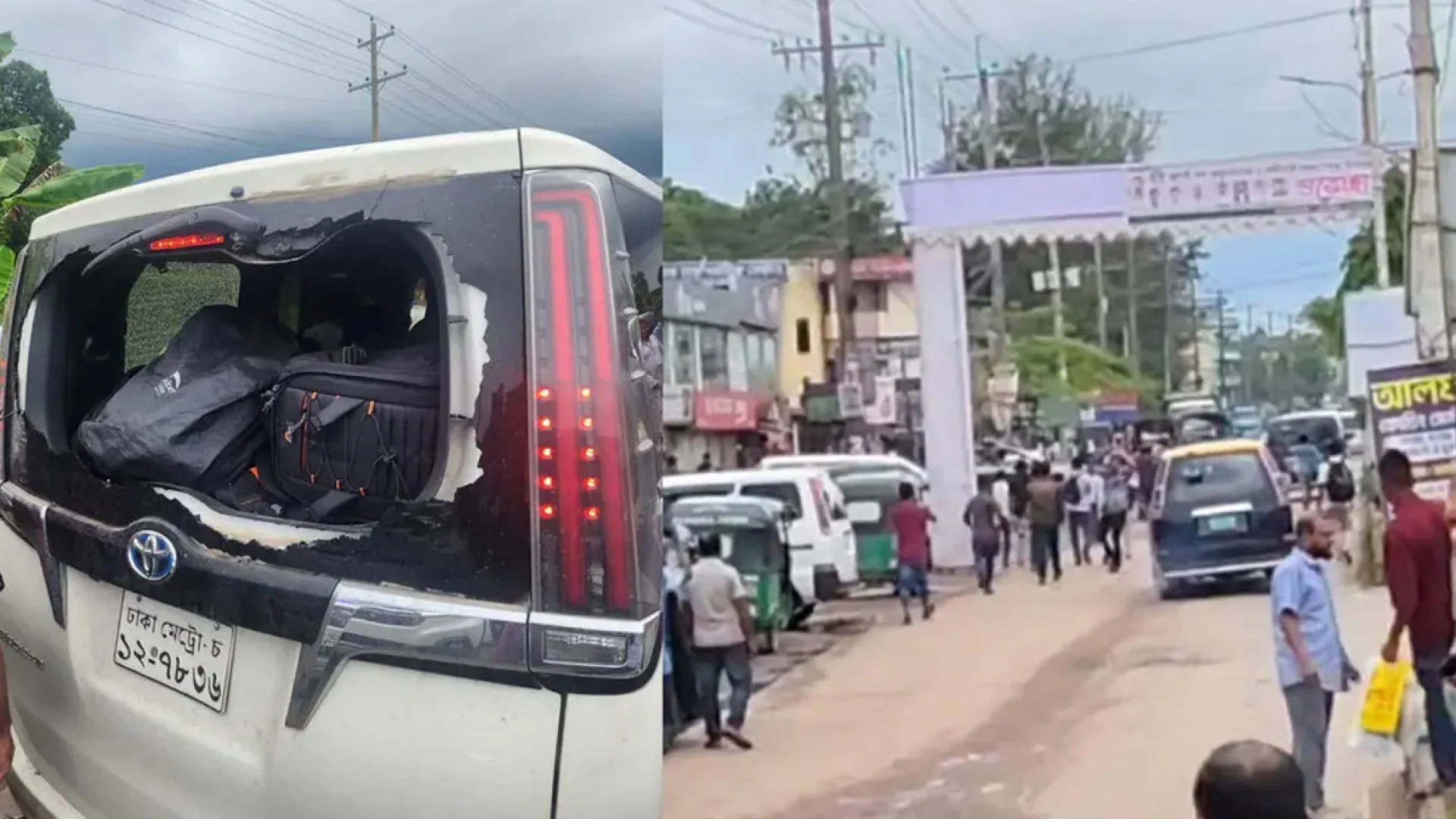 সিলেটে এনসিপির গাড়িবহরে হামলার অভিযোগ, পুলিশের ভিন্ন বক্তব্য