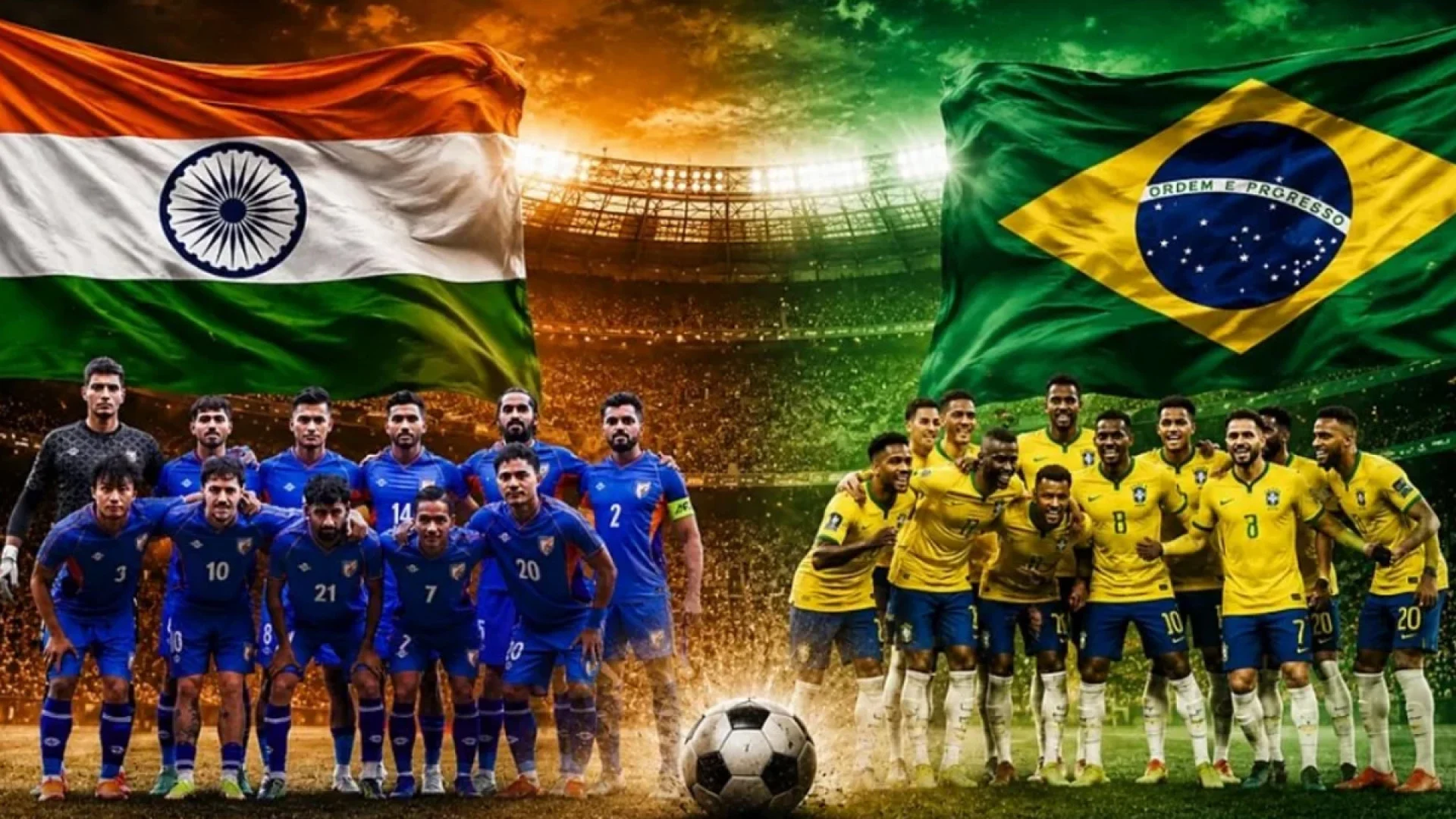 ভারতের বিপক্ষে খেলবে ব্রাজিল