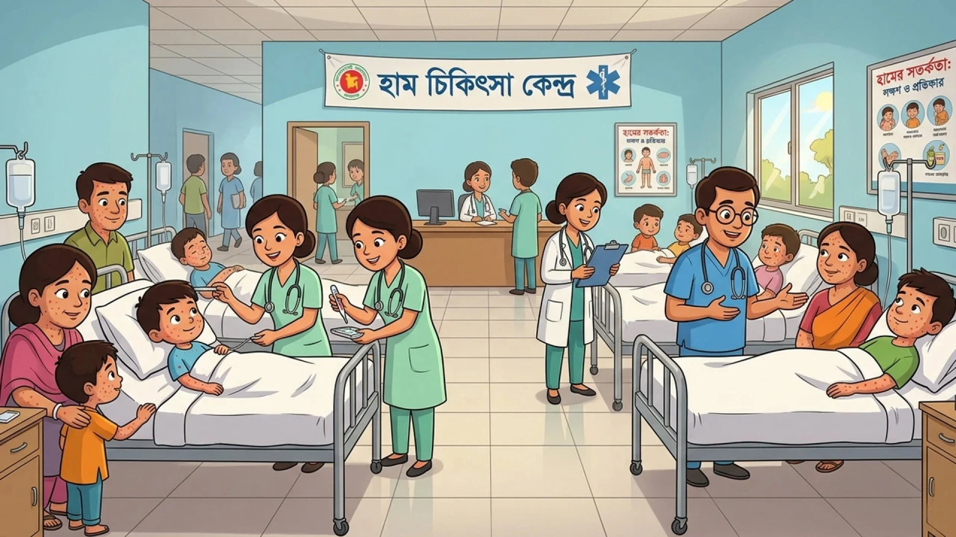 হামের উপসর্গে আরও ৫ শিশুর মৃত্যু
