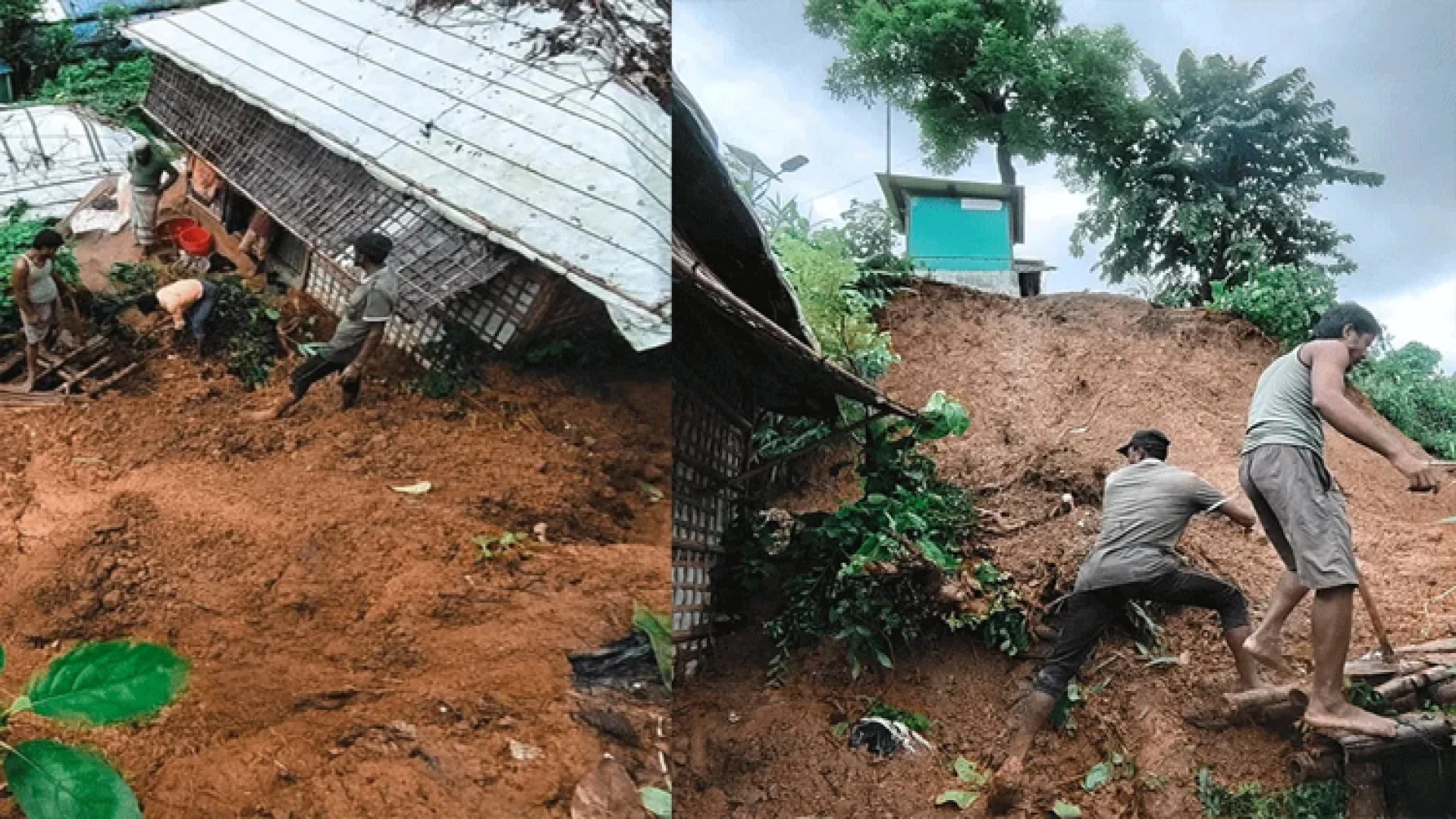  উখিয়ায় পাহাড় ধসে শিশুর মৃত্যু, কক্সবাজারে আহত ৩