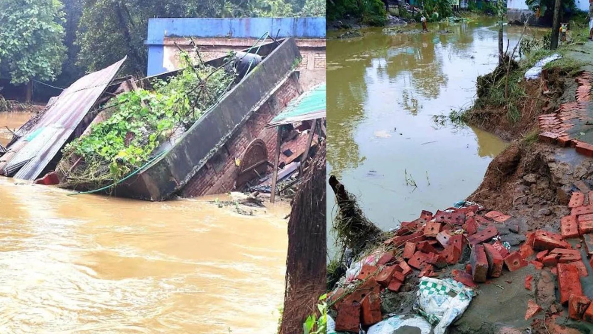 বন্যা পরিস্থিতির উন্নতি, ঝুঁকিপূর্ণ এলাকায় সরকারি সচেতনতামূলক কার্যক্রম অব্যাহত