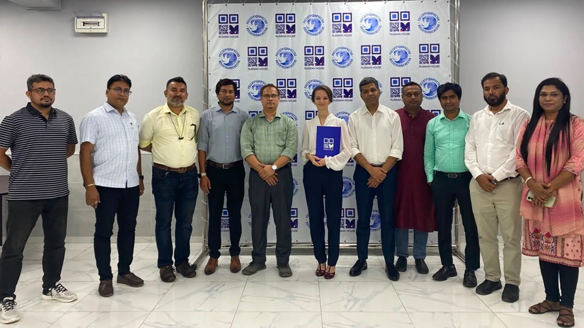 টিএমজিবি কার্যনির্বাহী কমিটি ও রুশ হাউসের পরিচালকের মধ্যে সৌজন্য সাক্ষাৎ