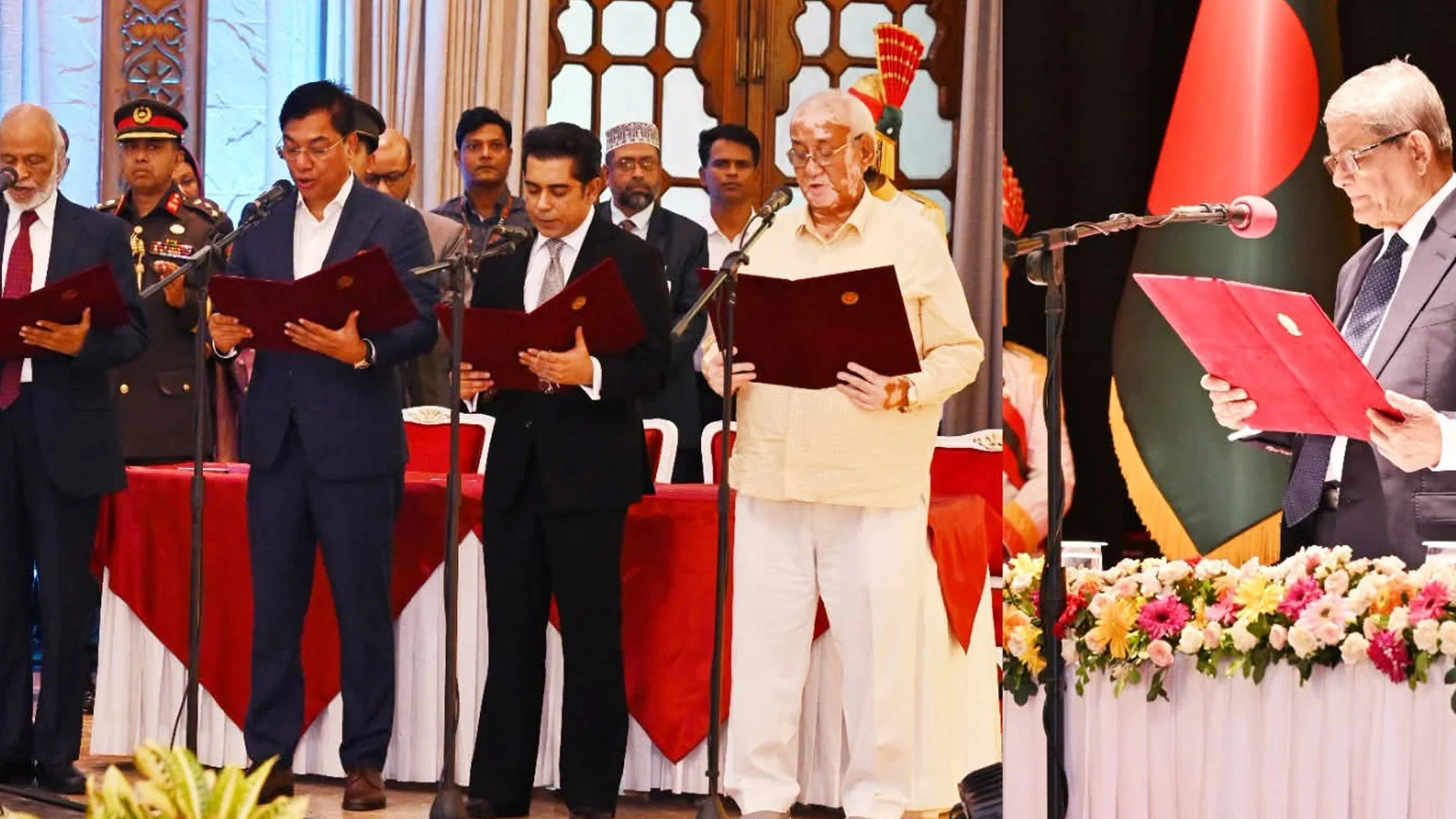 মন্ত্রিসভায় নতুন ছয় মুখ, শপথ নিলেন চার মন্ত্রী ও দুই প্রতিমন্ত্রী 