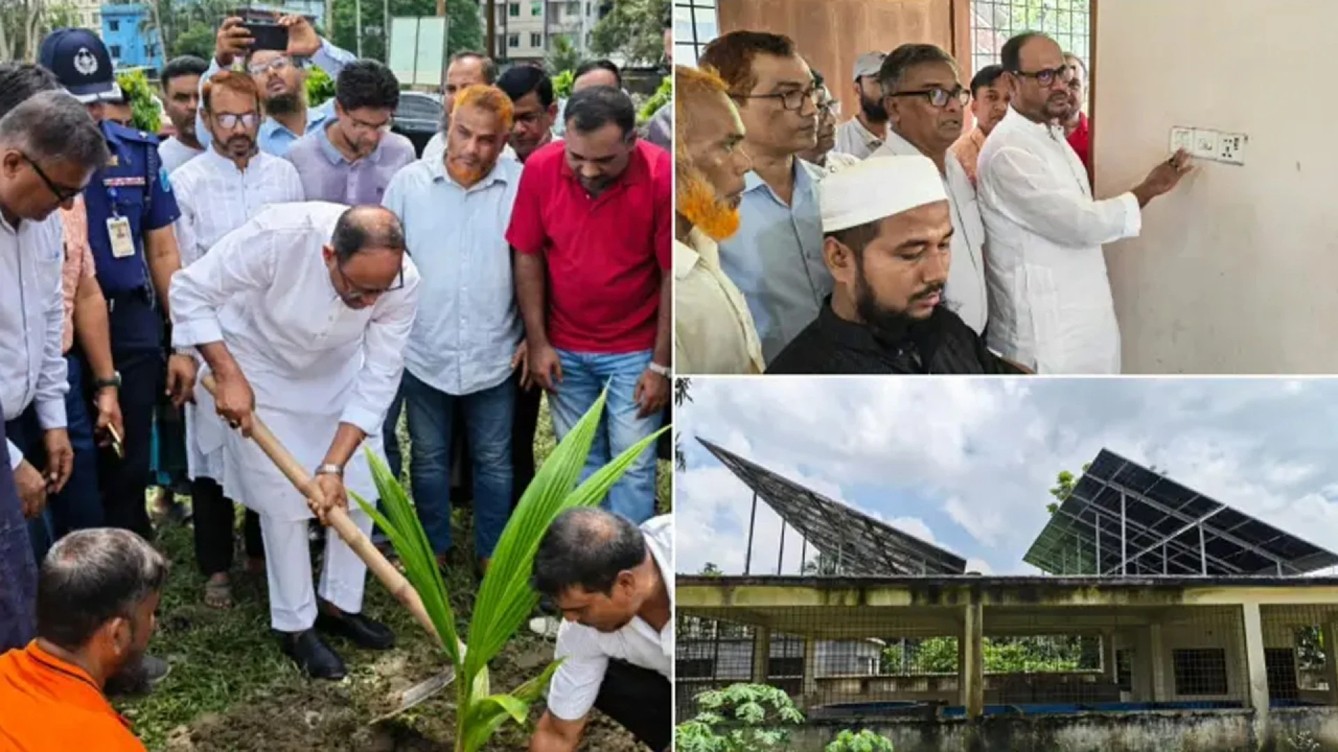টাঙ্গাইলে মৎস্যবীজ খামার পরিদর্শন, ২০ কিলোওয়াট সৌরবিদ্যুৎ উদ্বোধন প্রতিমন্ত্রীর