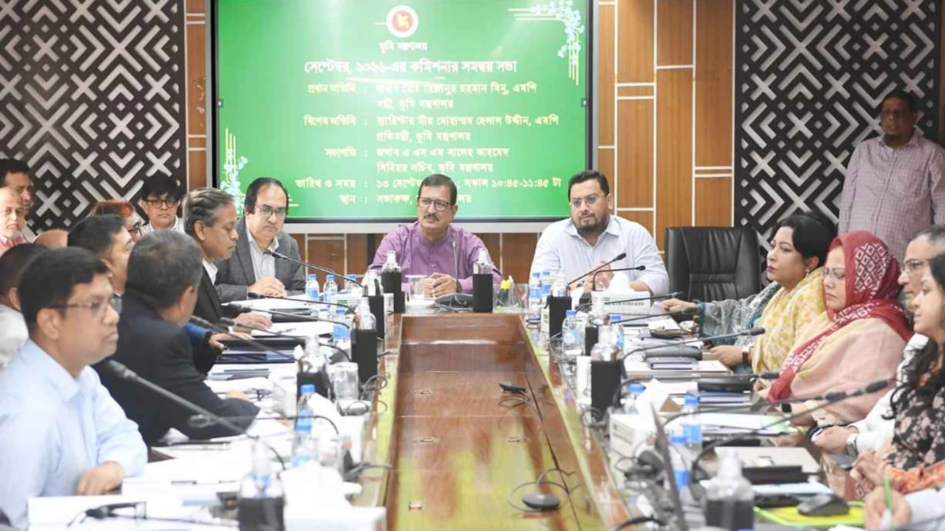 ভূমি রক্ষা ও ফসলি জমি সুরক্ষায় কঠোর পদক্ষেপের ঘোষণা ভূমিমন্ত্রীর