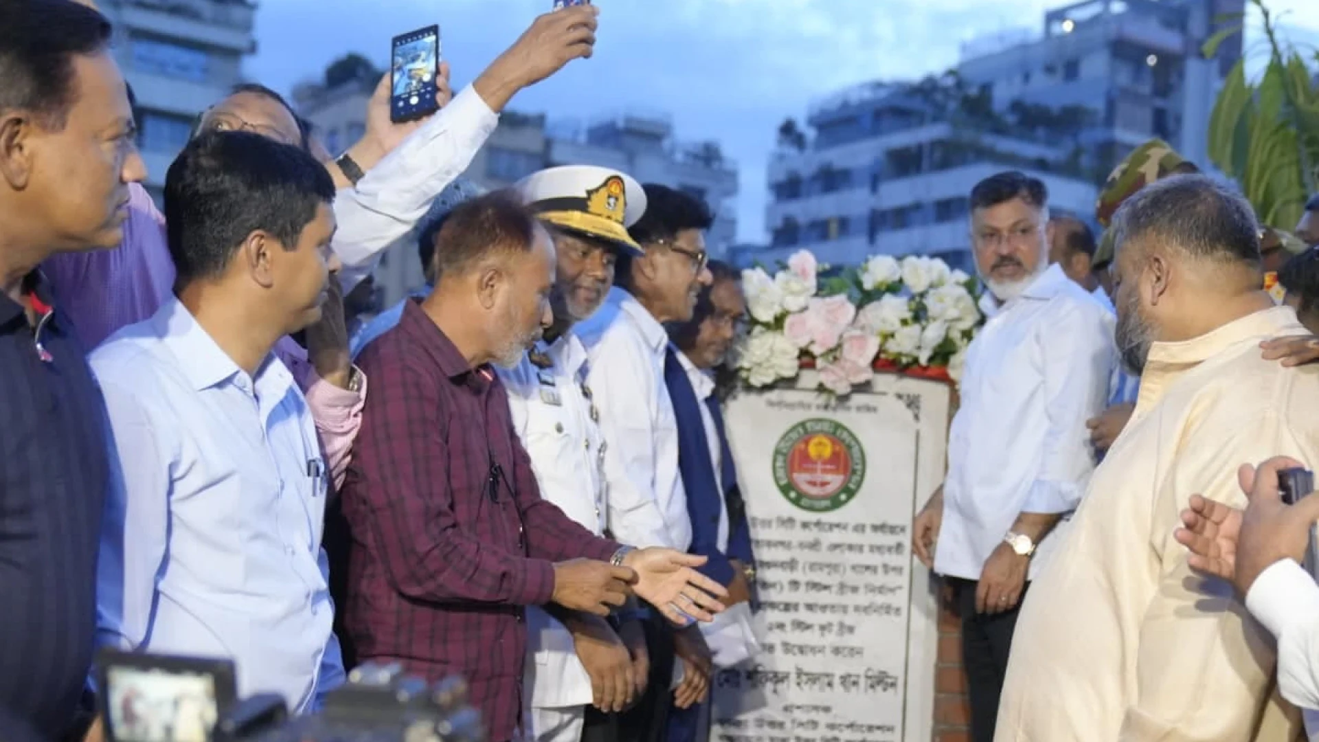 আফতাবনগর-বনশ্রী সংযোগে নতুন ফুটওভার ব্রিজ উদ্বোধন