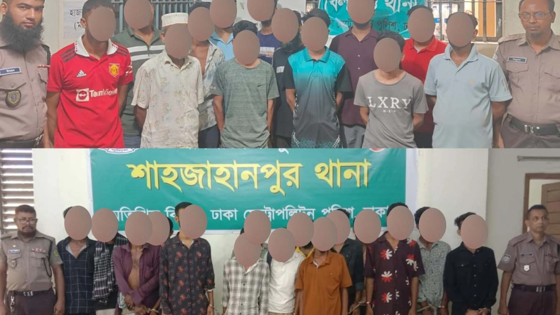 মতিঝিল বিভাগের বিশেষ অভিযানে গ্রেফতার ৬২