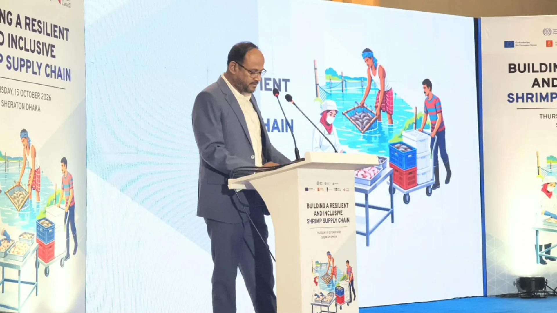 চিংড়ি রপ্তানিতে গুণগত মান নিশ্চিত করতে হবে -মৎস্য ও প্রাণিসম্পদ প্রতিমন্ত্রী