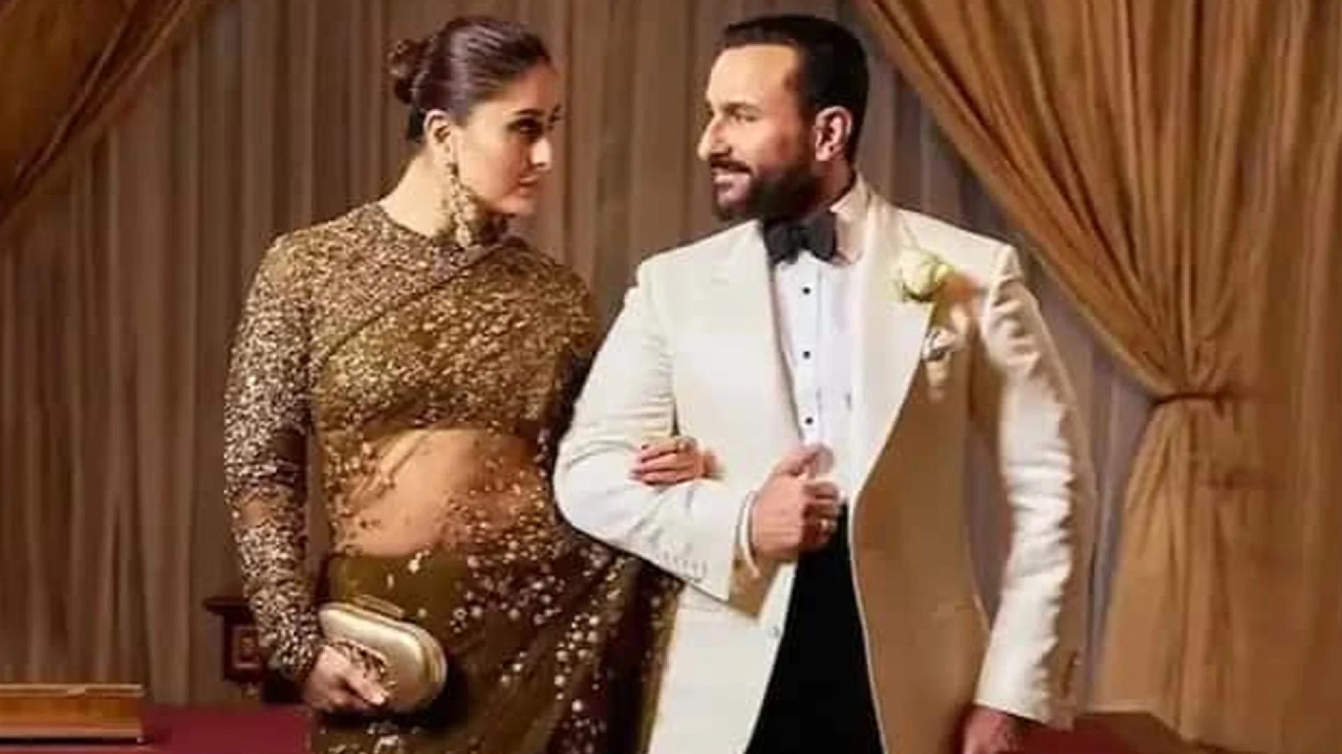 কারিনার ভালোবাসার প্রশংসায় সাইফের মজার জবাব, ‘নজর লাগিও না’